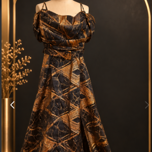 Gold Wedding dress