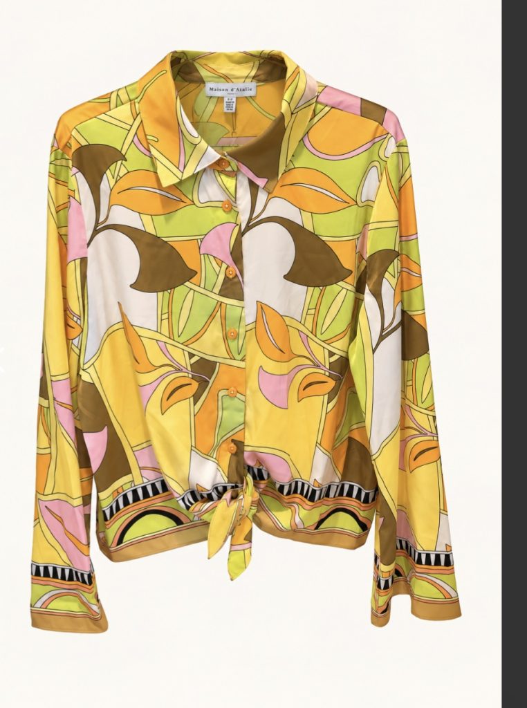 Ladies silk blouse
